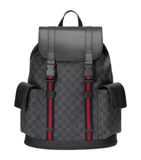 gucci bookbag black|cheap gucci backpack from china.